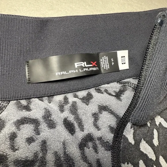 RLX Ralph Lauren 1/4 Zip Pullover Women's Small Leopard Pelican Hill Golf - Picture 11 of 14